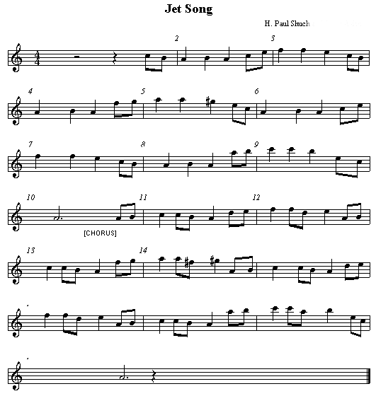 sheet music