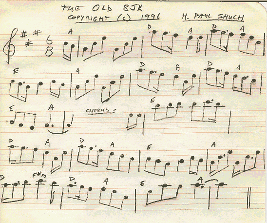 sheet music