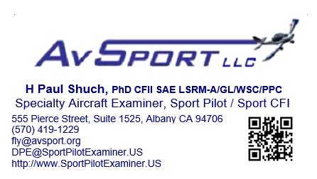 Prof. Shuch's business card